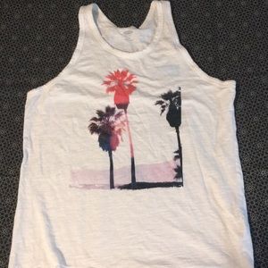 White California skater boyfriend tank top